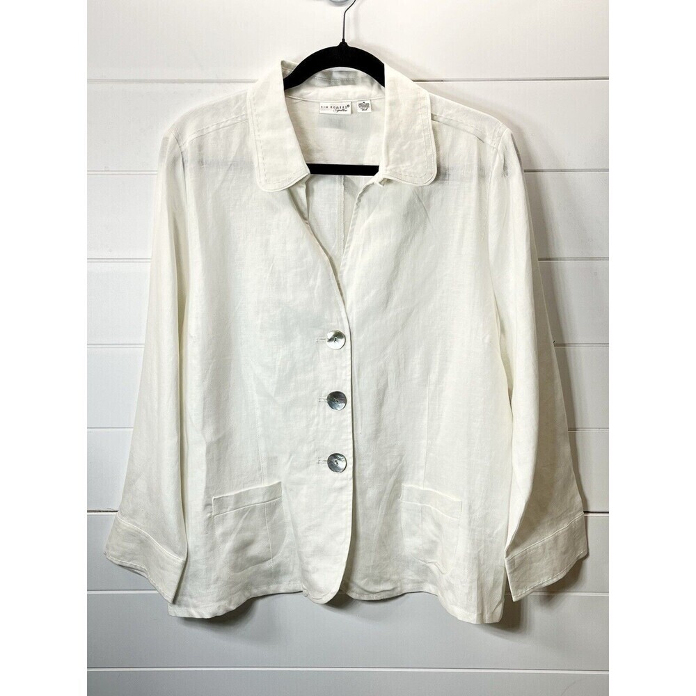 Kim Rogers White Blazer
